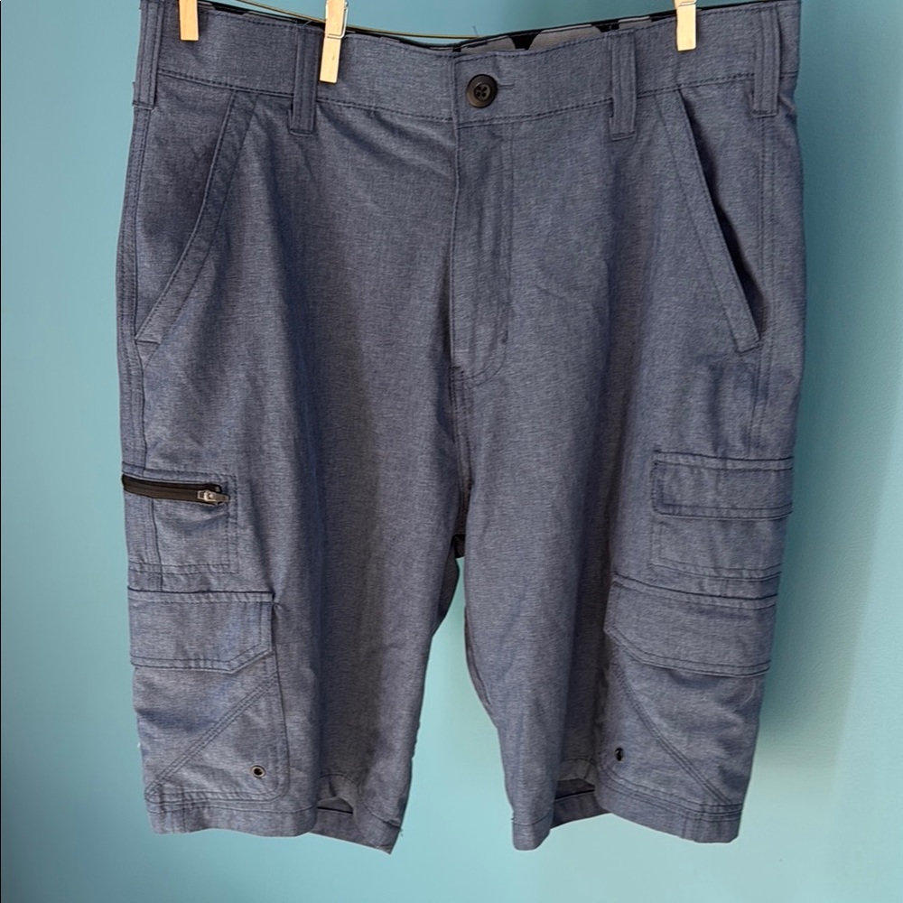 Classic Gray Cargo Shorts for Men